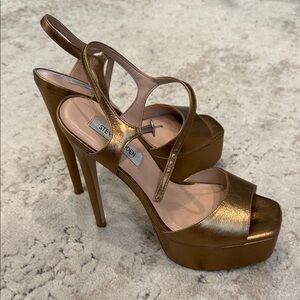 Bronze Steve Madden Platforms